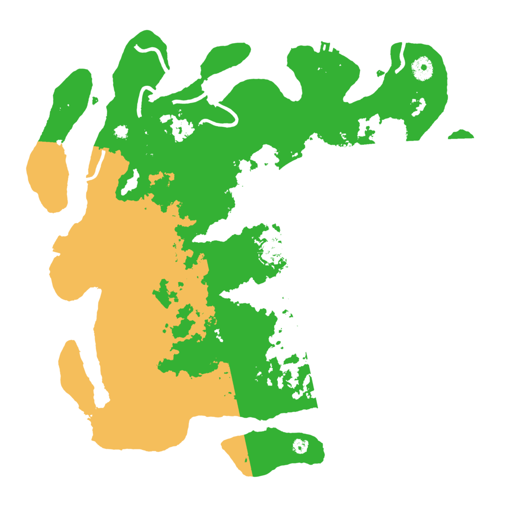 Biome Rust Map: Procedural Map, Size: 3500, Seed: 2085945181