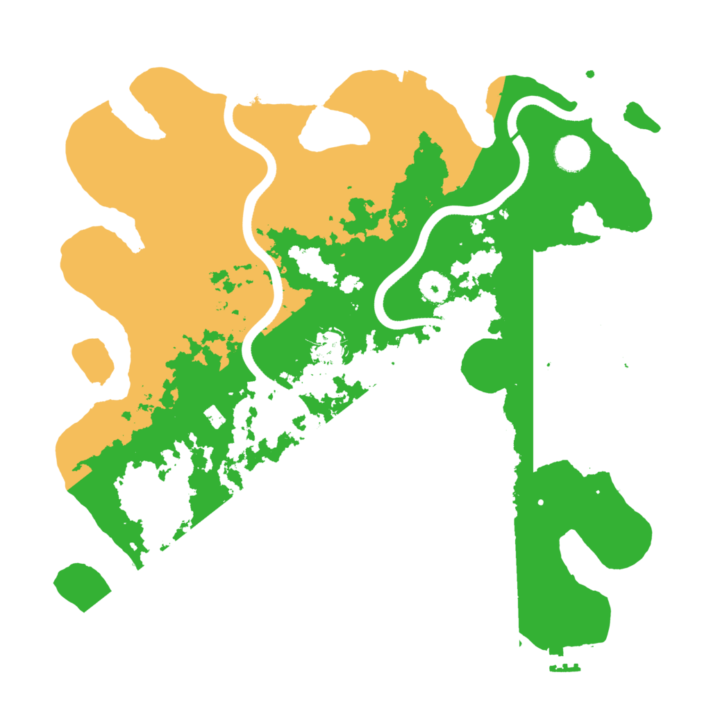Biome Rust Map: Procedural Map, Size: 3500, Seed: 16051992
