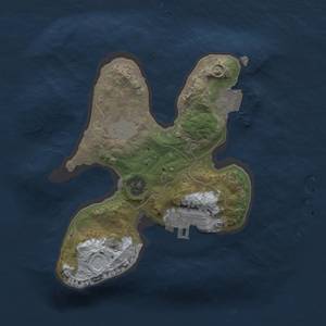 Thumbnail Rust Map: Procedural Map, Size: 1750, Seed: 1488302876, 4 Monuments