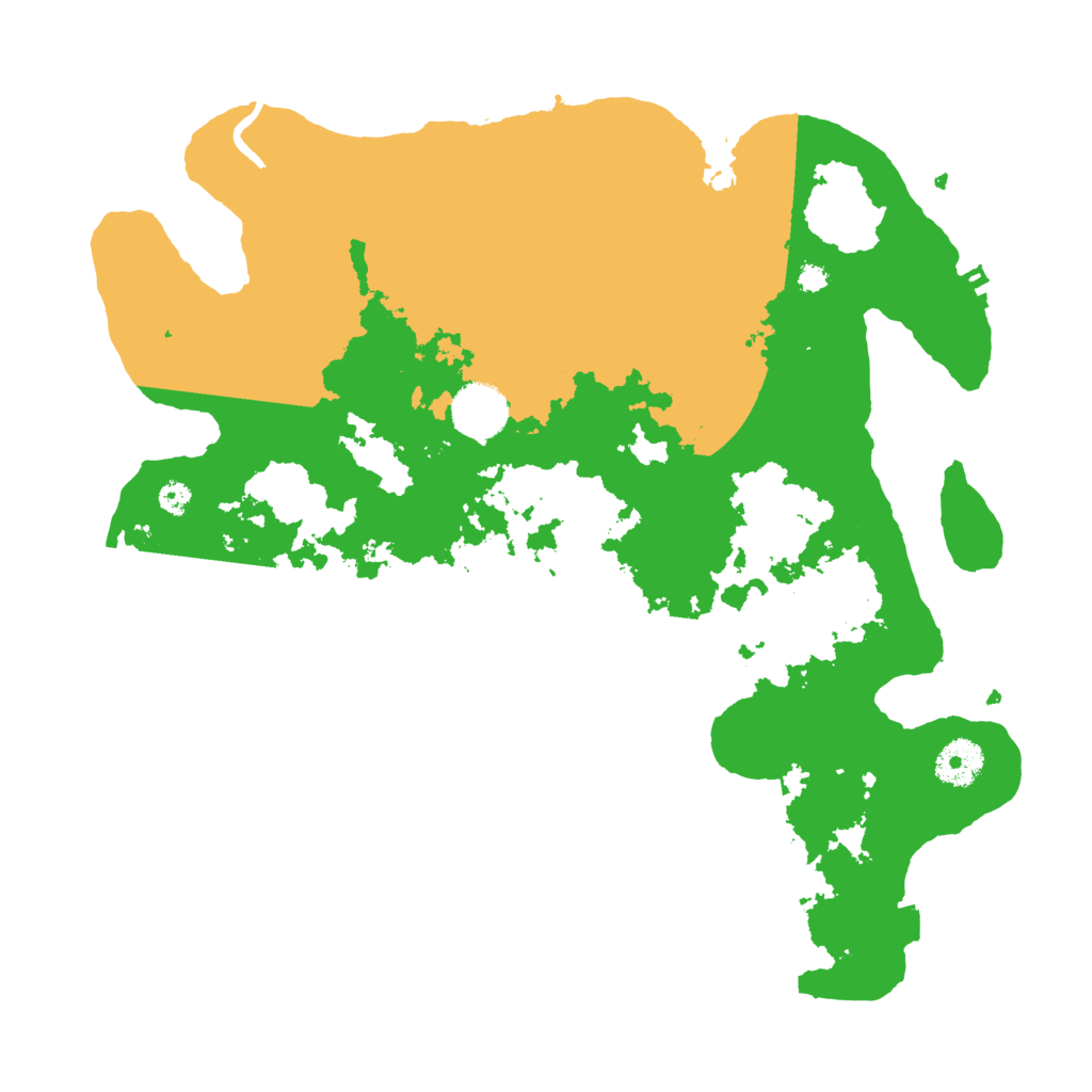 Biome Rust Map: Procedural Map, Size: 3500, Seed: 59021396