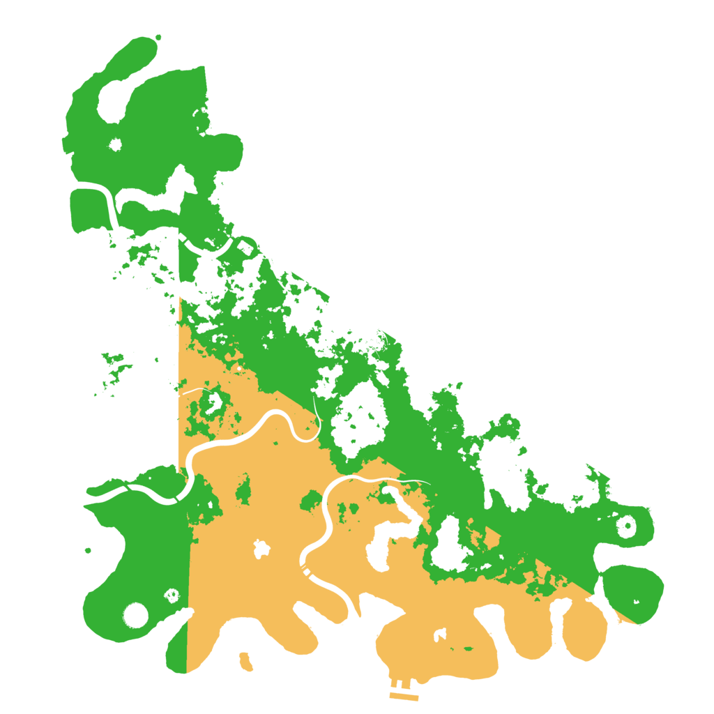Biome Rust Map: Procedural Map, Size: 5000, Seed: 13847377