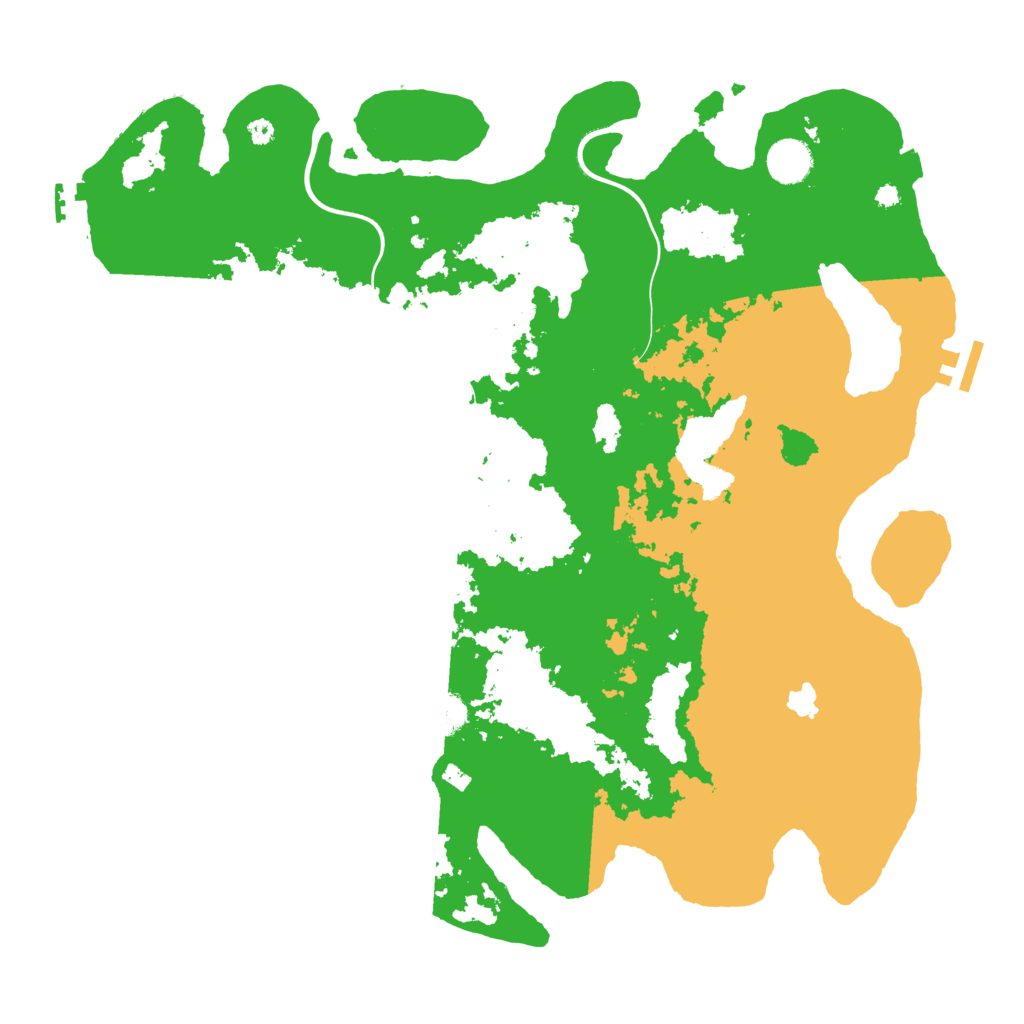 Biome Rust Map: Procedural Map, Size: 4000, Seed: 534235