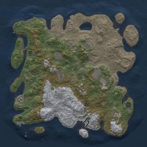 Thumbnail Rust Map: Procedural Map, Size: 4250, Seed: 756200388, 18 Monuments