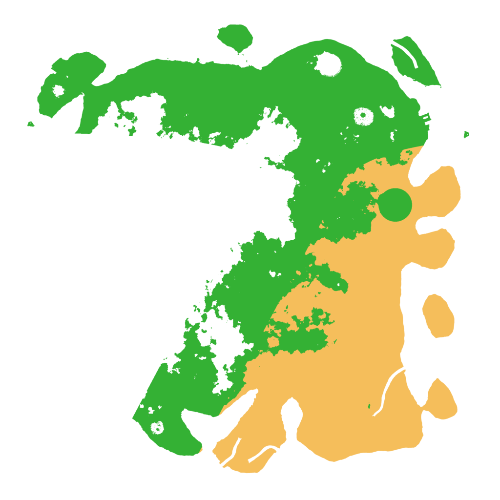Biome Rust Map: Procedural Map, Size: 3950, Seed: 19618932