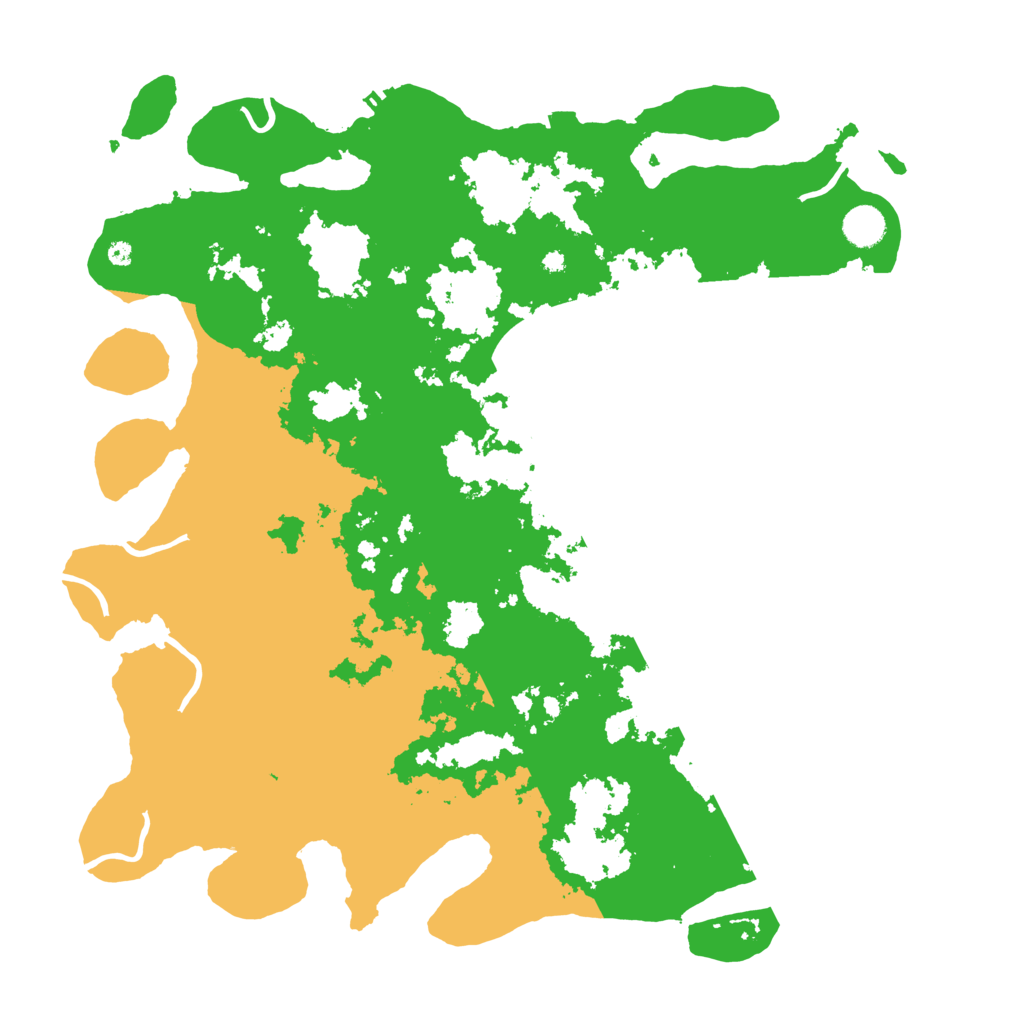 Biome Rust Map: Procedural Map, Size: 4300, Seed: 70786946