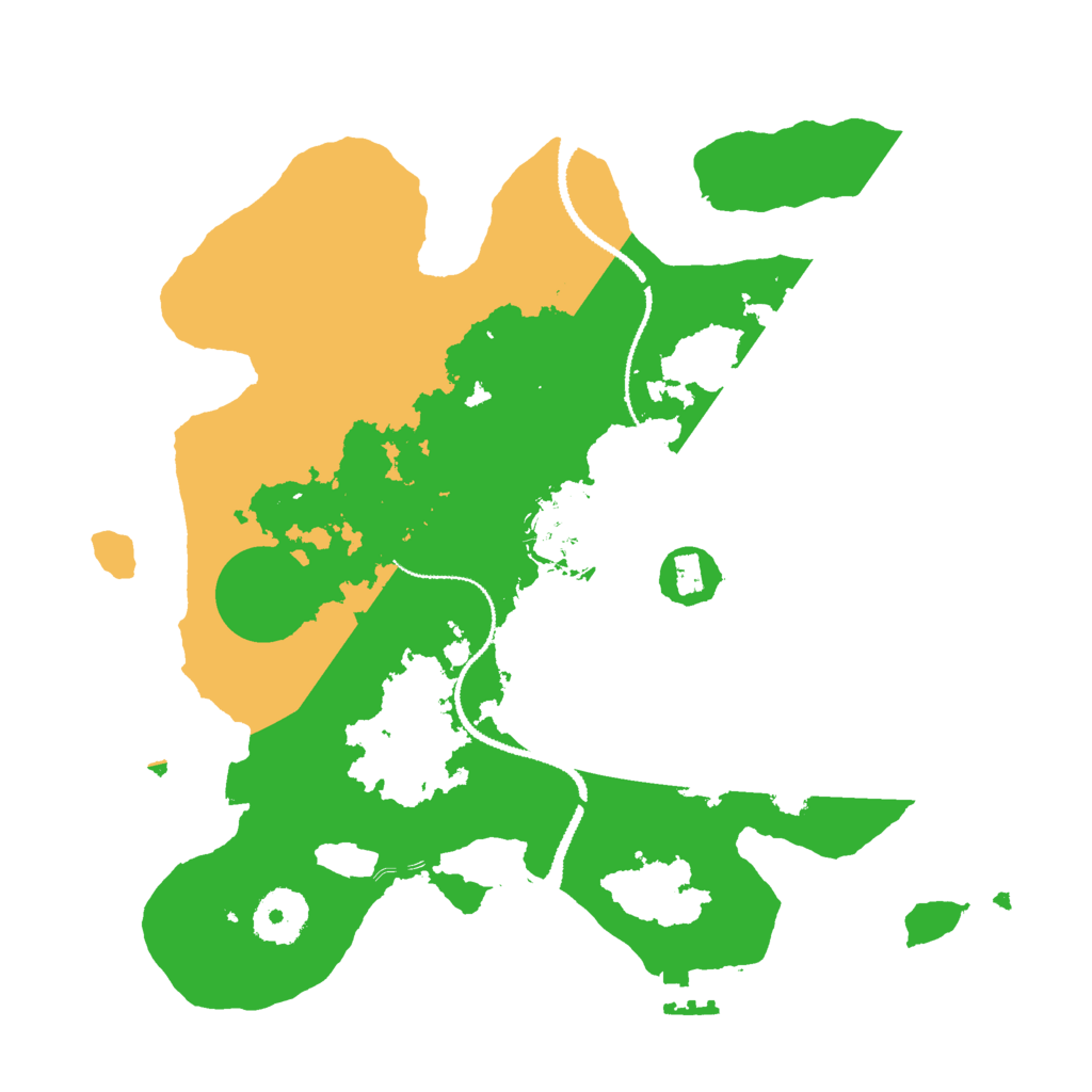 Biome Rust Map: Procedural Map, Size: 3000, Seed: 253757188