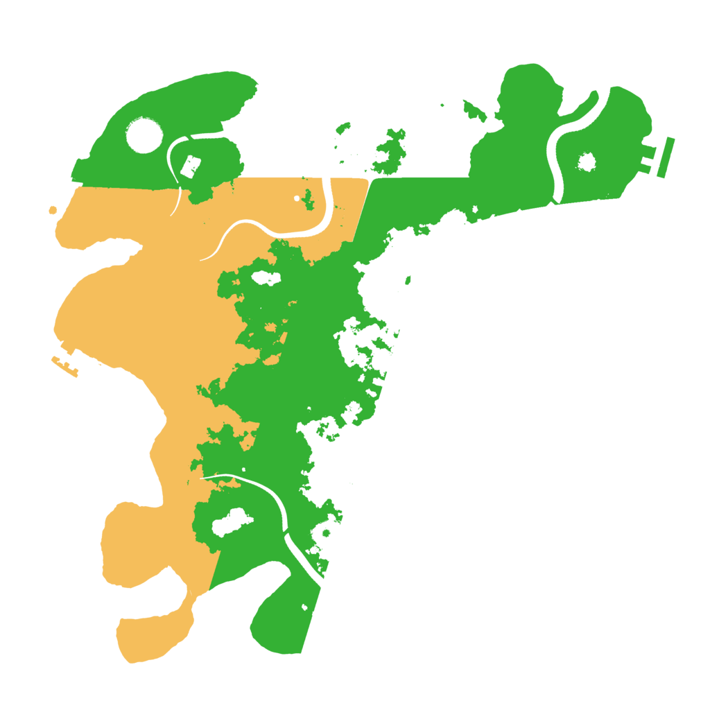 Biome Rust Map: Procedural Map, Size: 3500, Seed: 882327350