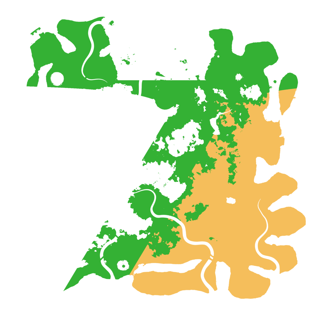Biome Rust Map: Procedural Map, Size: 4300, Seed: 43234921
