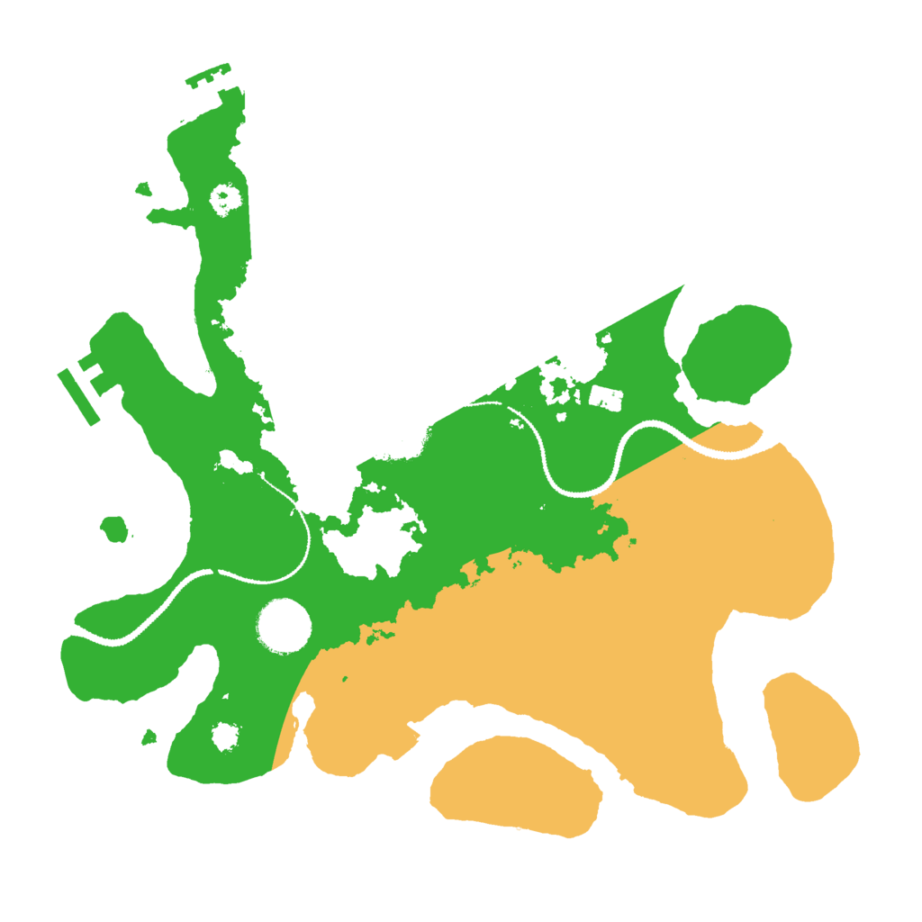 Biome Rust Map: Procedural Map, Size: 3000, Seed: 15738
