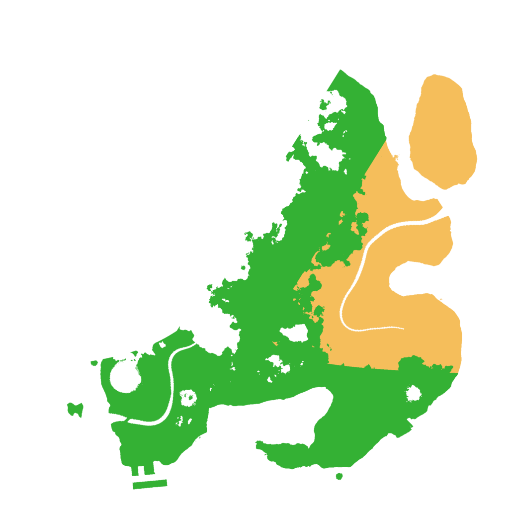 Biome Rust Map: Procedural Map, Size: 3000, Seed: 1082036393