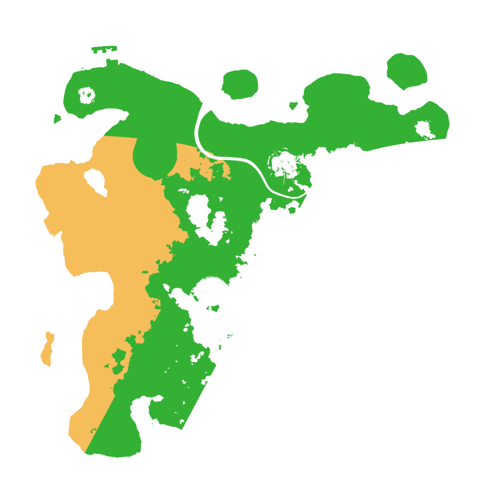 Biome Rust Map: Procedural Map, Size: 3000, Seed: 1820669000