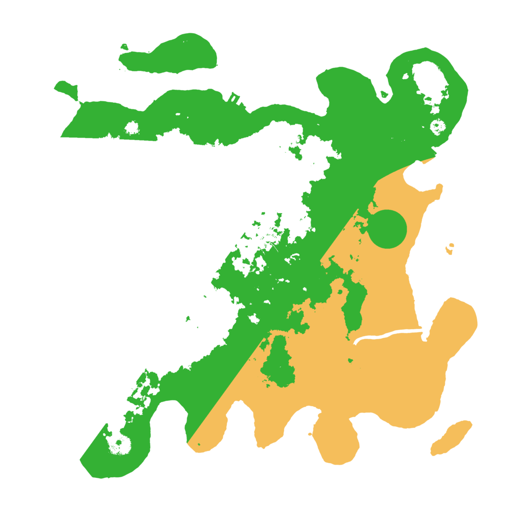 Biome Rust Map: Procedural Map, Size: 3500, Seed: 1107497916