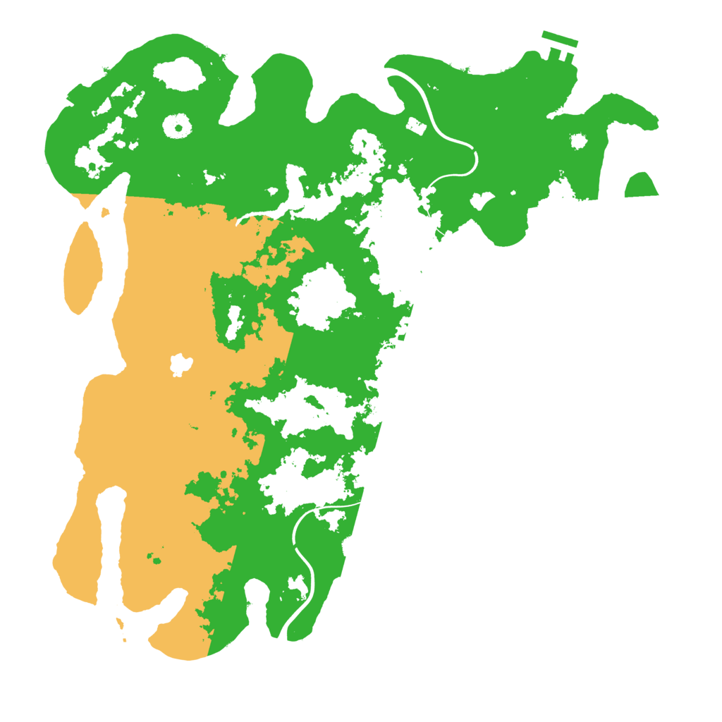 Biome Rust Map: Procedural Map, Size: 4000, Seed: 12065004