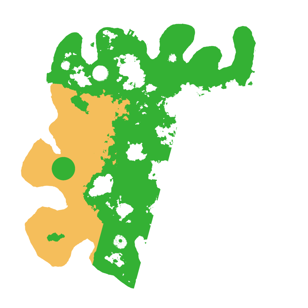 Biome Rust Map: Procedural Map, Size: 3500, Seed: 83831986