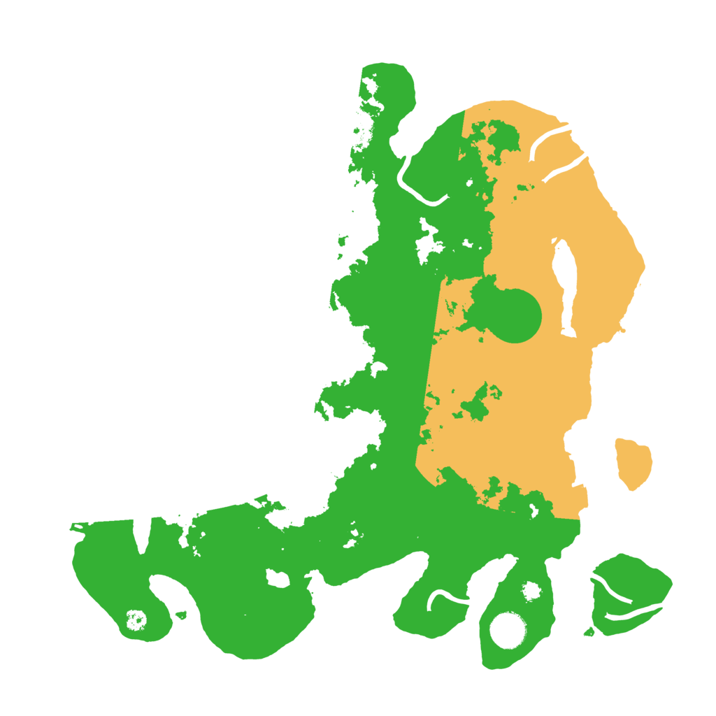 Biome Rust Map: Procedural Map, Size: 3500, Seed: 1178385930