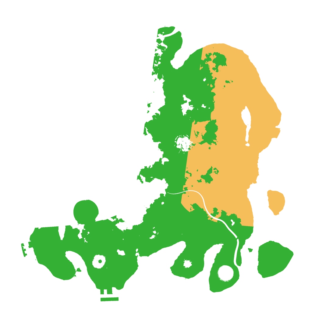 Biome Rust Map: Procedural Map, Size: 3500, Seed: 1178385930