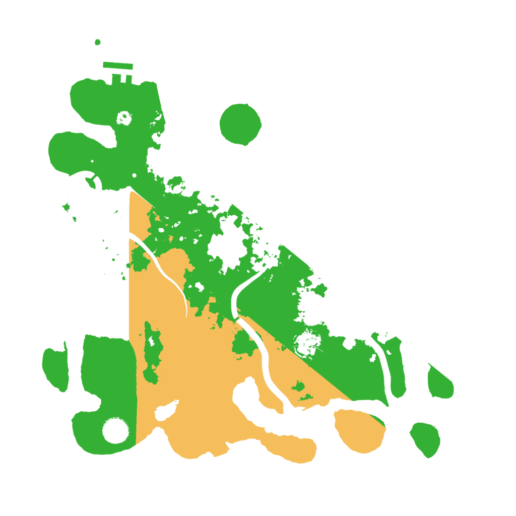 Biome Rust Map: Procedural Map, Size: 3500, Seed: 1737876867