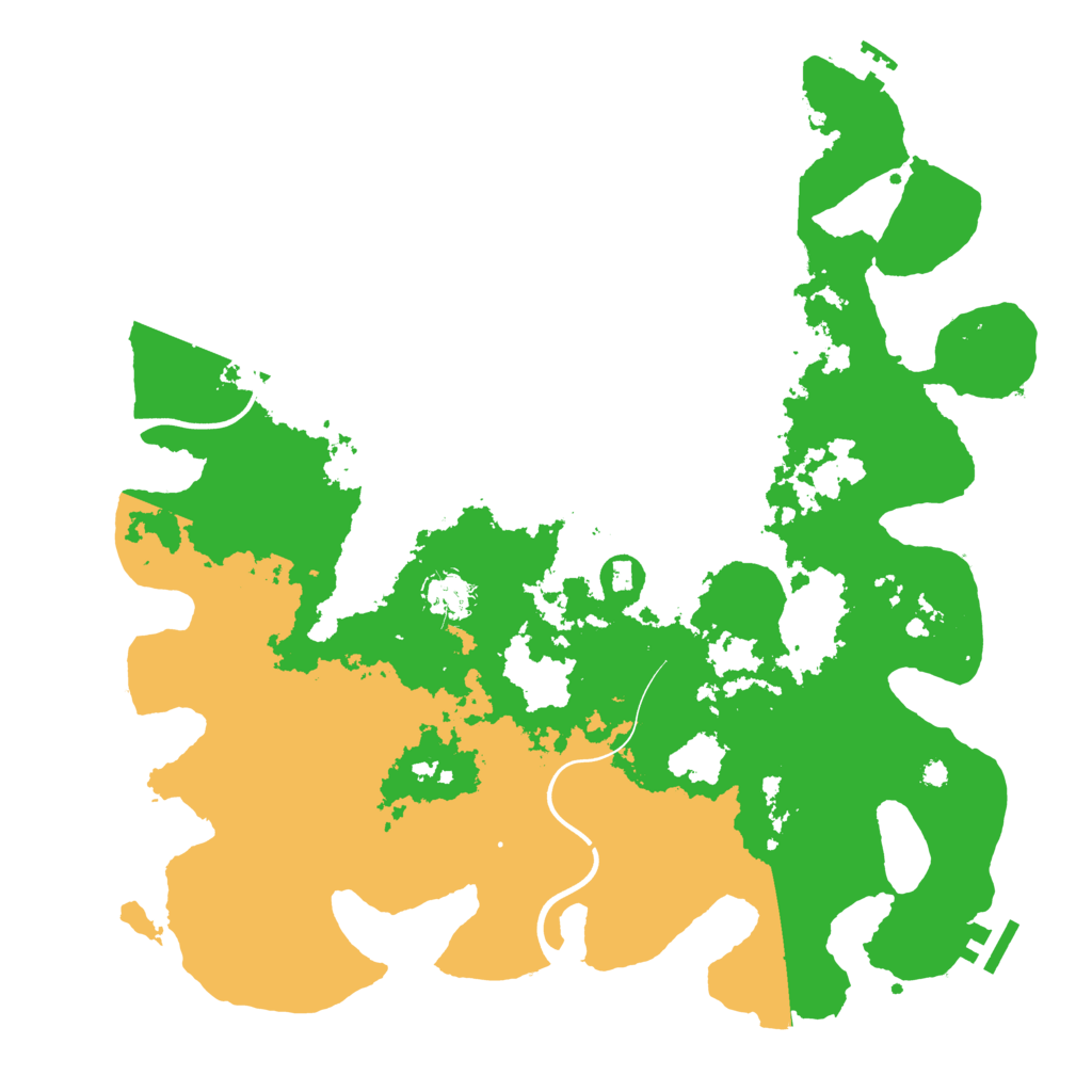 Biome Rust Map: Procedural Map, Size: 3900, Seed: 42325848