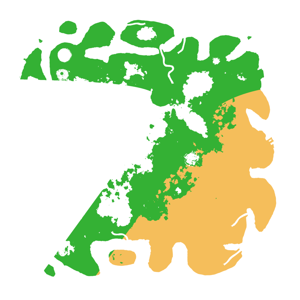 Biome Rust Map: Procedural Map, Size: 3900, Seed: 96223552