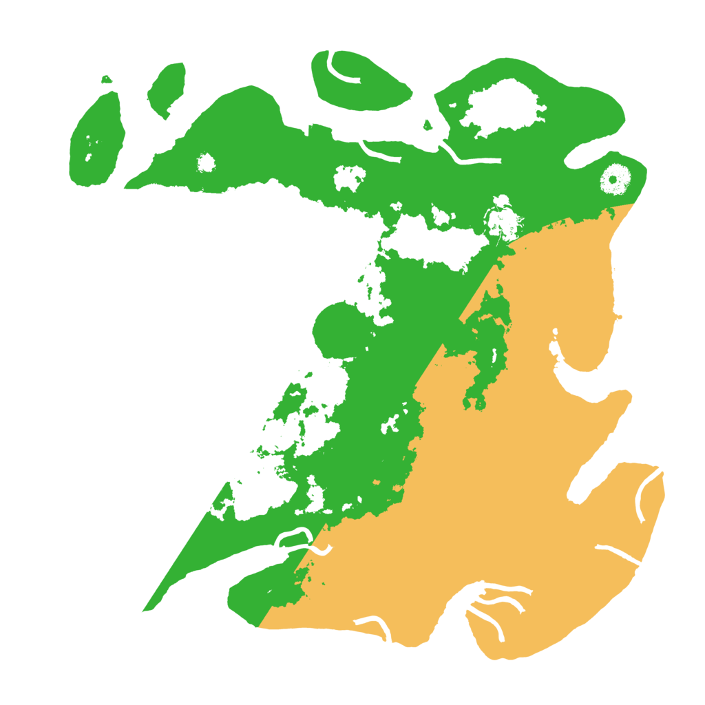 Biome Rust Map: Procedural Map, Size: 3500, Seed: 243245