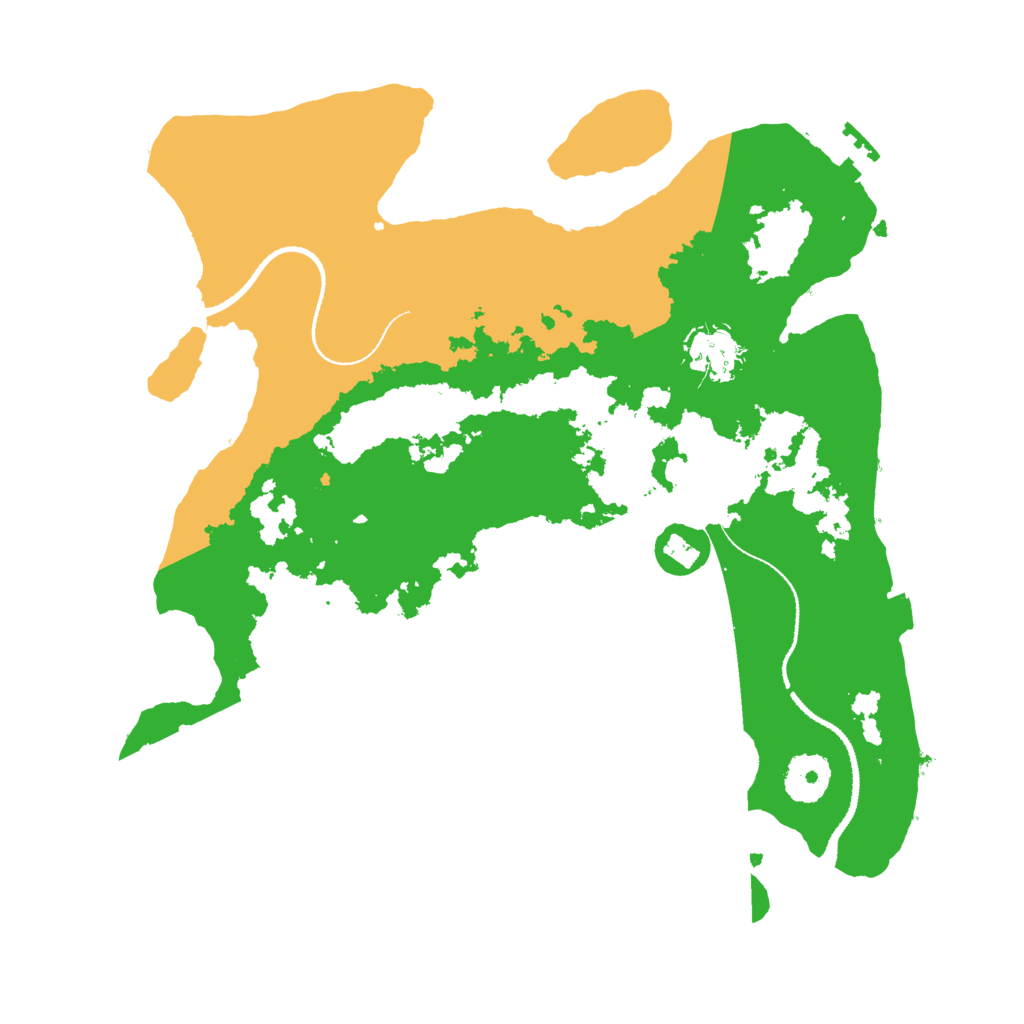 Biome Rust Map: Procedural Map, Size: 3250, Seed: 703217567