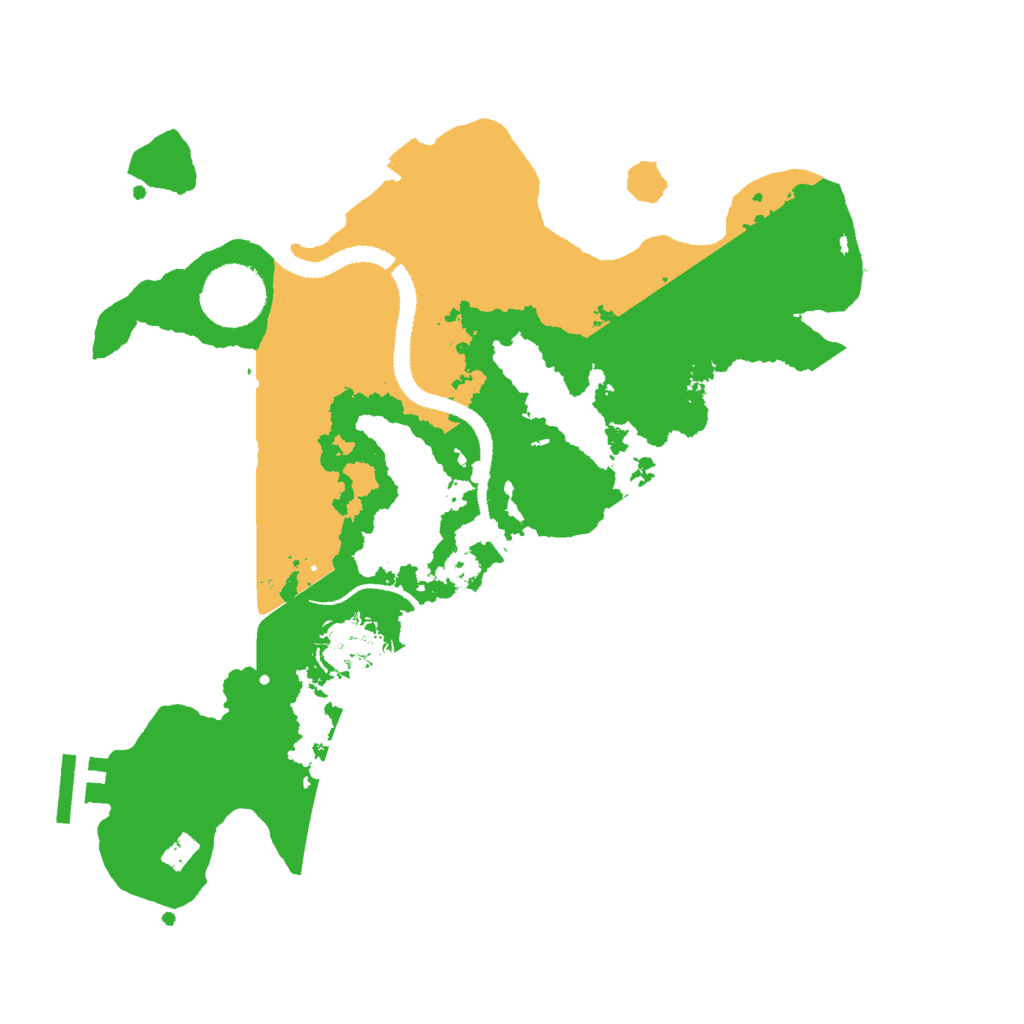 Biome Rust Map: Procedural Map, Size: 3000, Seed: 30522