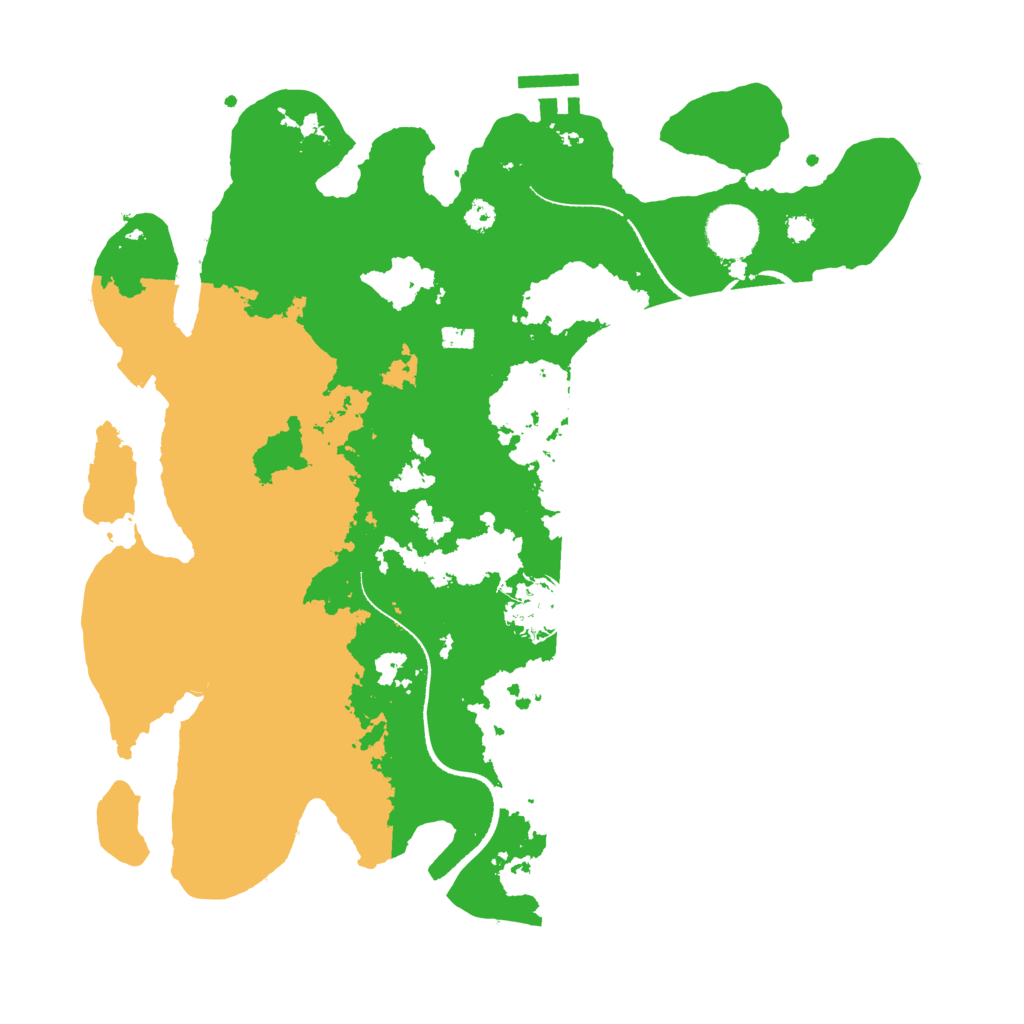 Biome Rust Map: Procedural Map, Size: 3400, Seed: 25680909