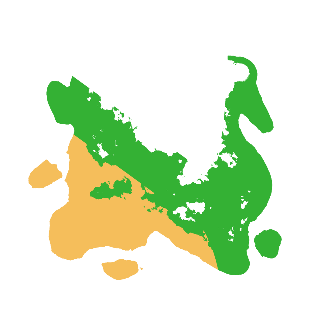 Biome Rust Map: Barren, Size: 3000, Seed: 71294621