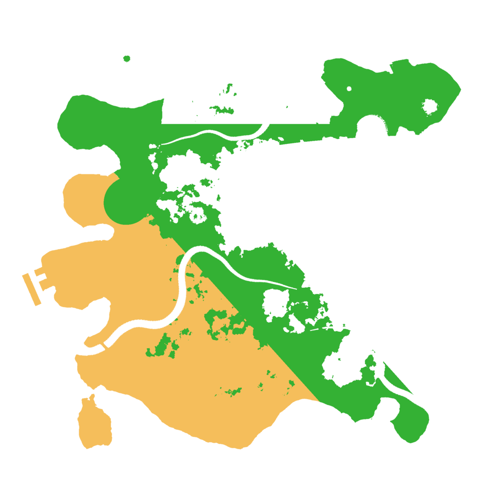 Biome Rust Map: Procedural Map, Size: 3000, Seed: 233203800