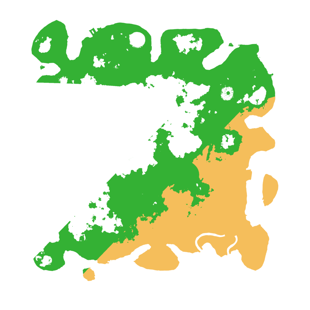 Biome Rust Map: Procedural Map, Size: 3500, Seed: 10446876