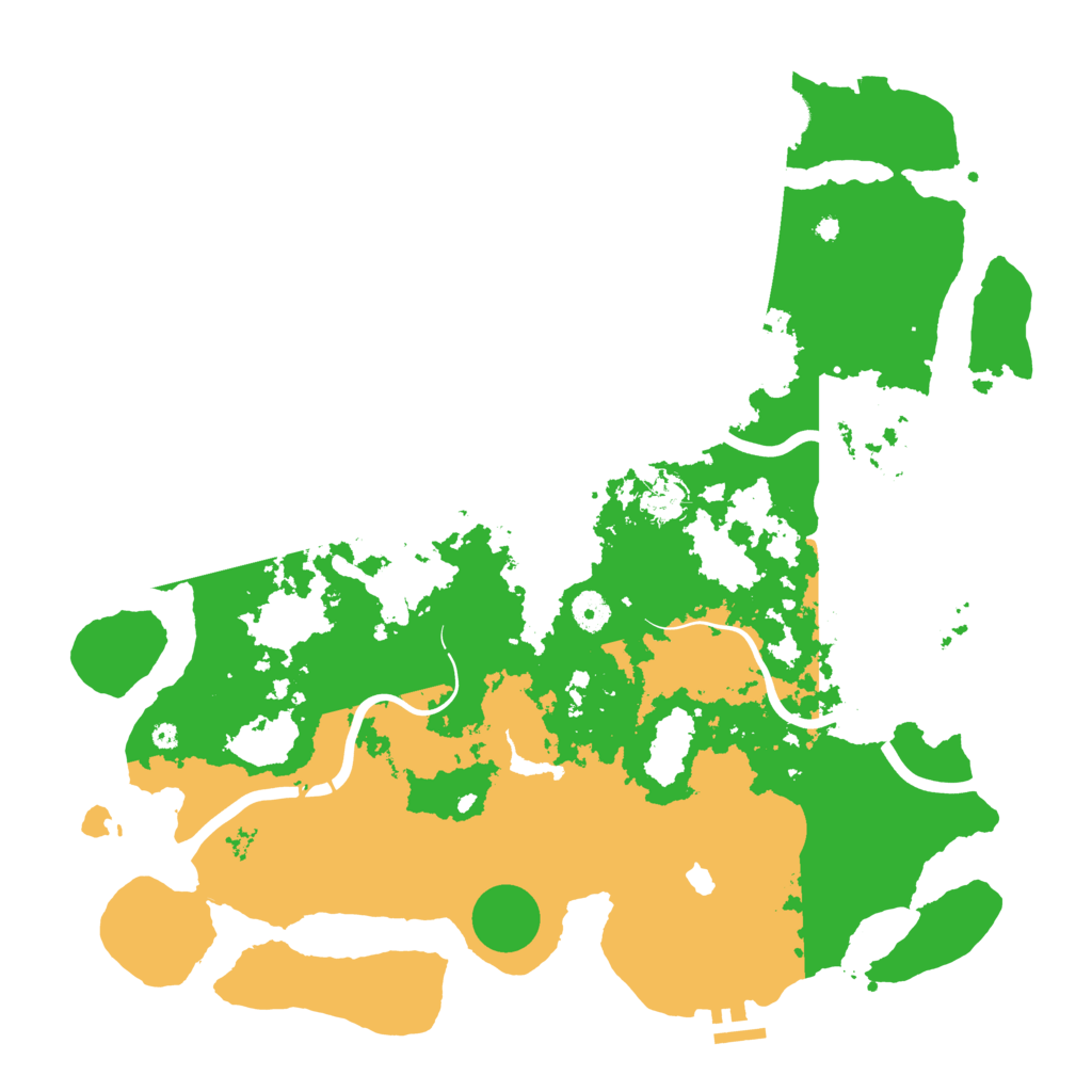 Biome Rust Map: Procedural Map, Size: 4250, Seed: 2038114084