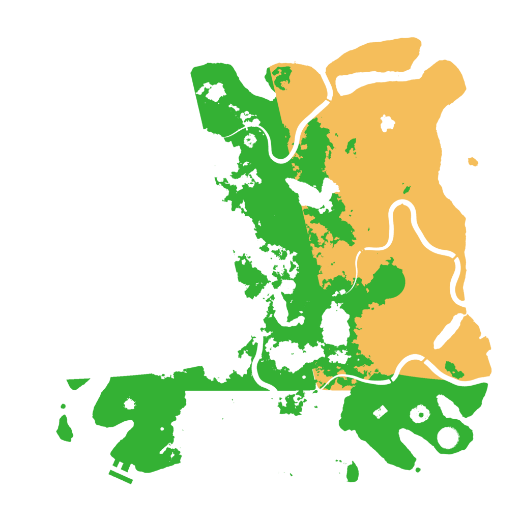 Biome Rust Map: Procedural Map, Size: 4250, Seed: 405799948