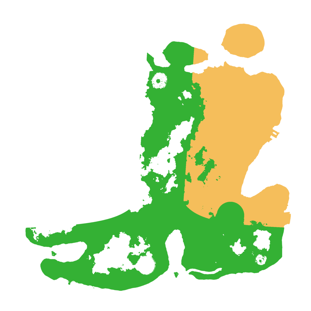 Biome Rust Map: Procedural Map, Size: 3000, Seed: 27878
