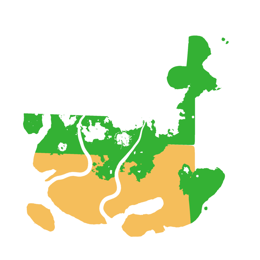 Biome Rust Map: Procedural Map, Size: 3000, Seed: 5665343