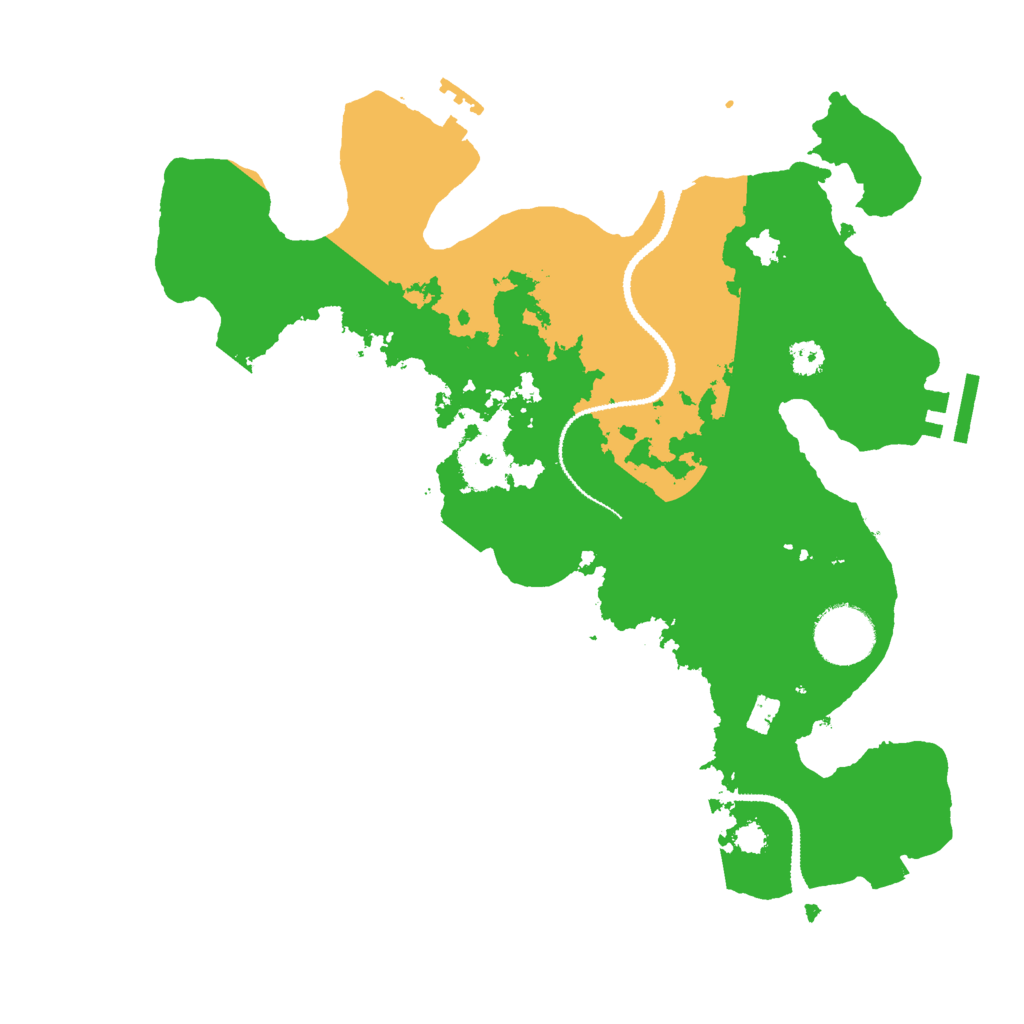 Biome Rust Map: Procedural Map, Size: 3000, Seed: 23002