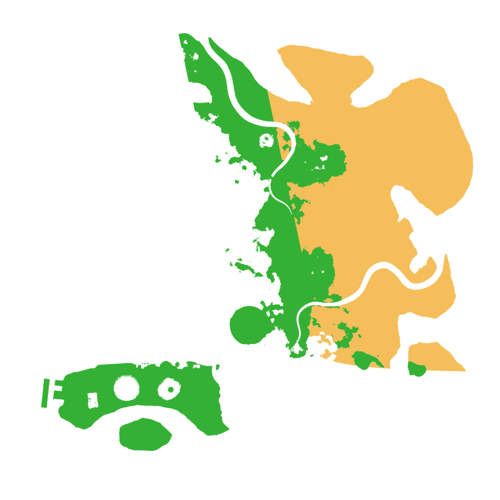 Biome Rust Map: Procedural Map, Size: 3500, Seed: 903638926