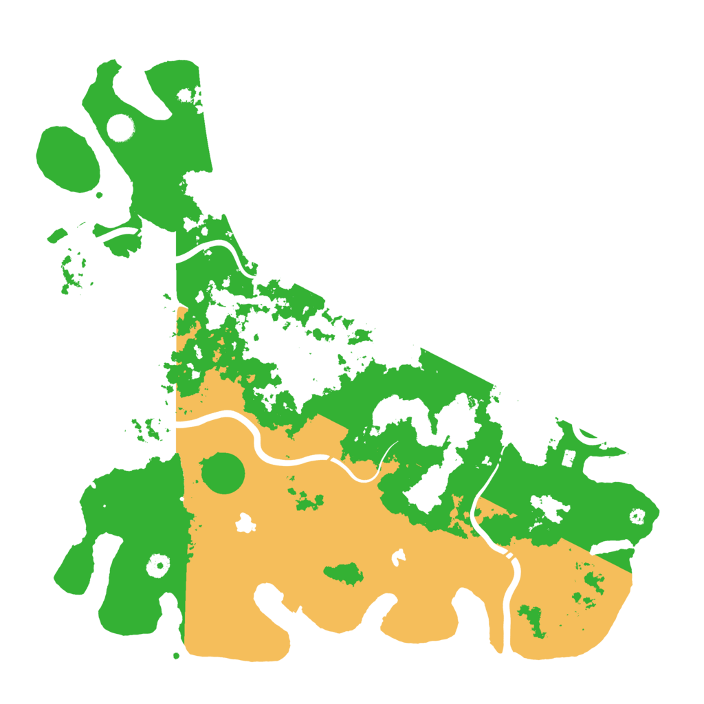 Biome Rust Map: Procedural Map, Size: 4500, Seed: 601631559