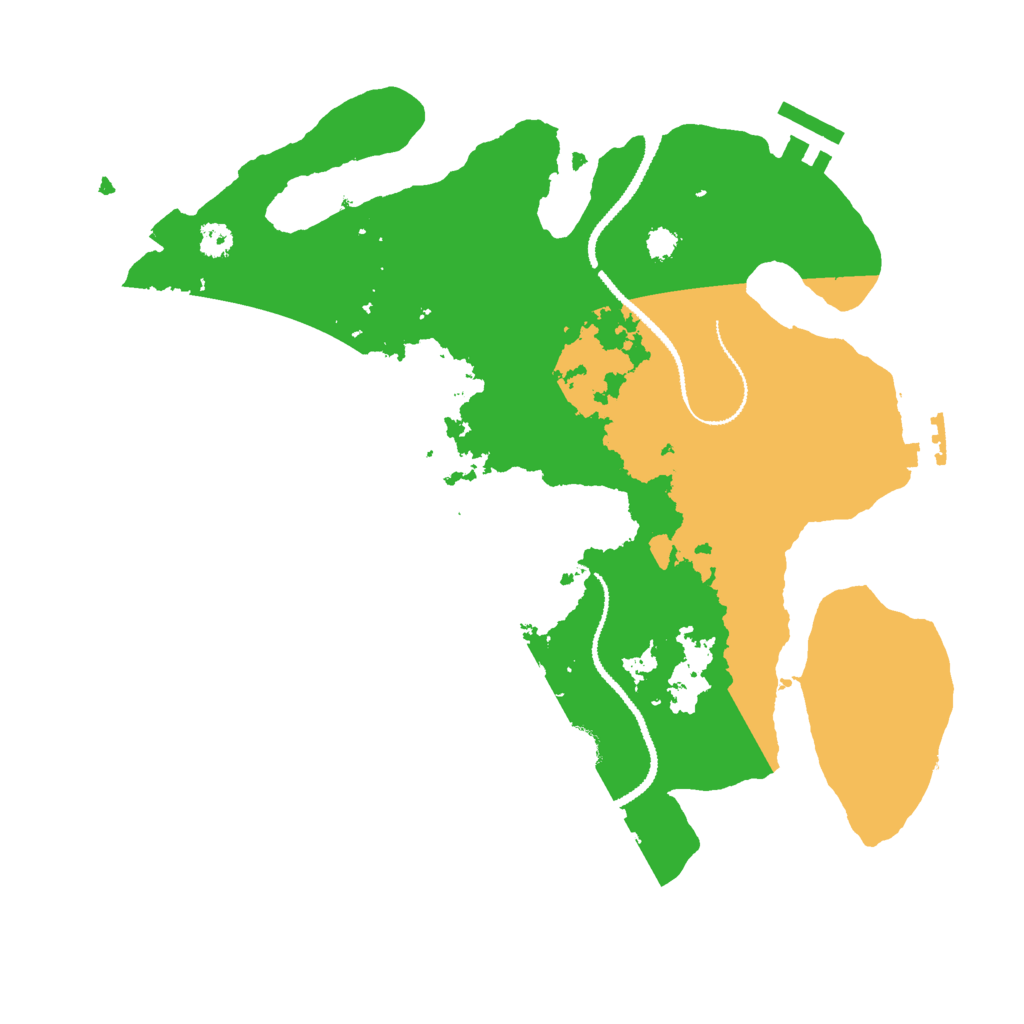 Biome Rust Map: Procedural Map, Size: 3000, Seed: 22146