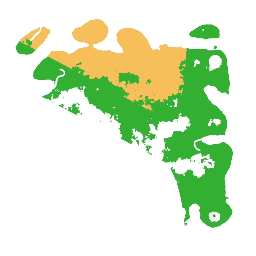 Biome Rust Map: Procedural Map, Size: 3500, Seed: 508092122