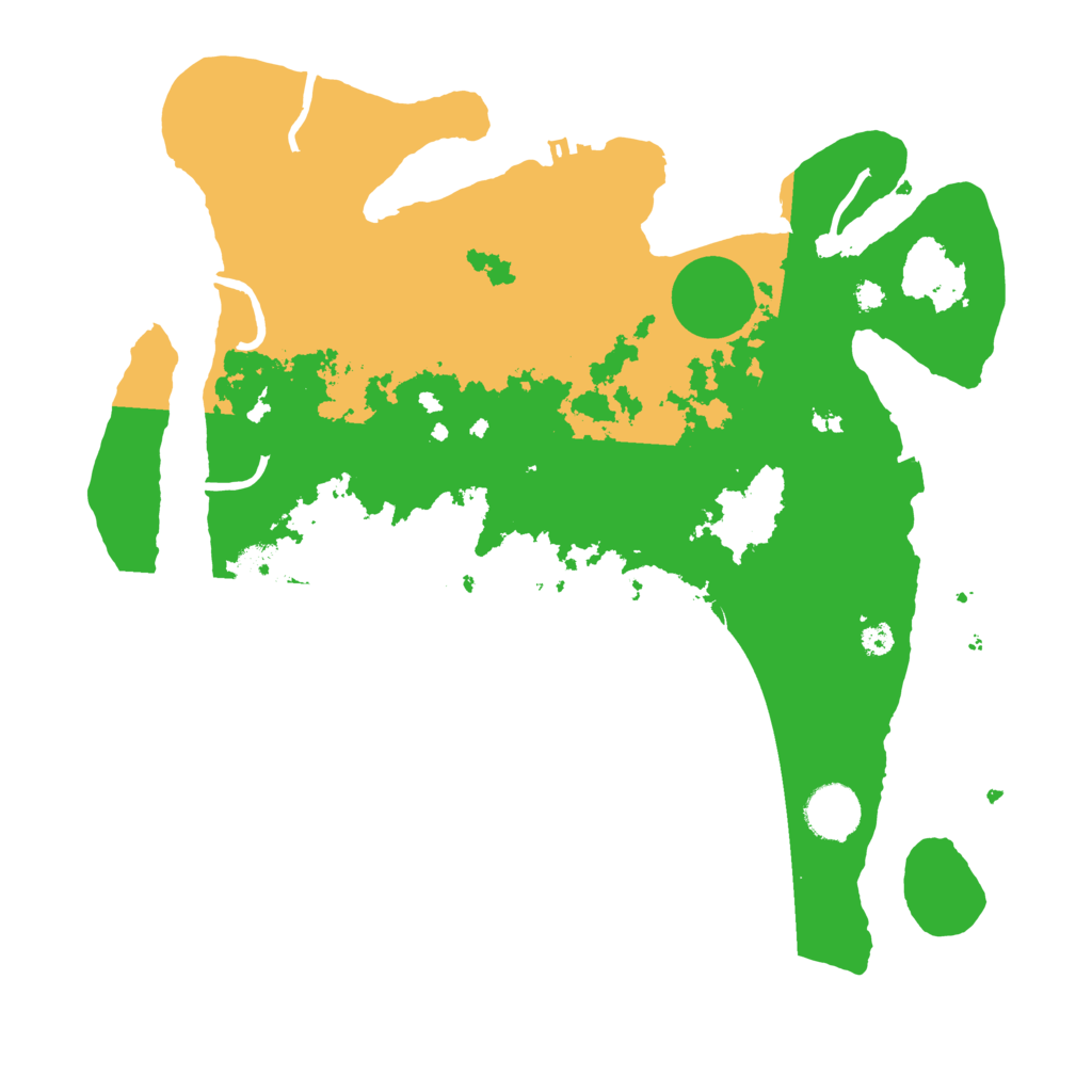 Biome Rust Map: Procedural Map, Size: 3500, Seed: 443602104