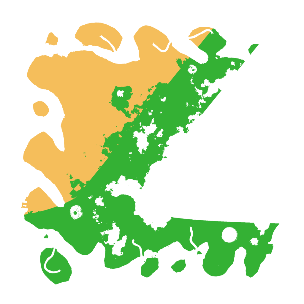 Biome Rust Map: Procedural Map, Size: 3500, Seed: 154674833