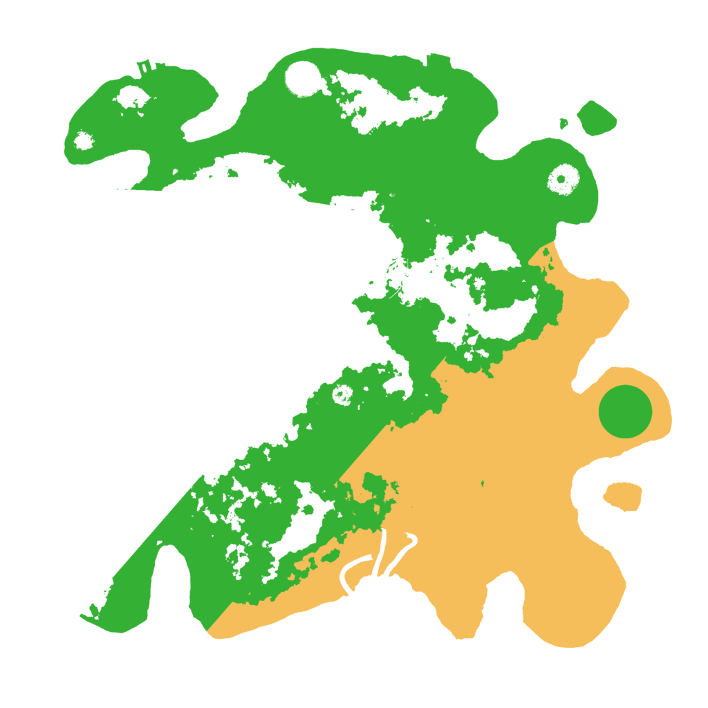Biome Rust Map: Procedural Map, Size: 3500, Seed: 780448593