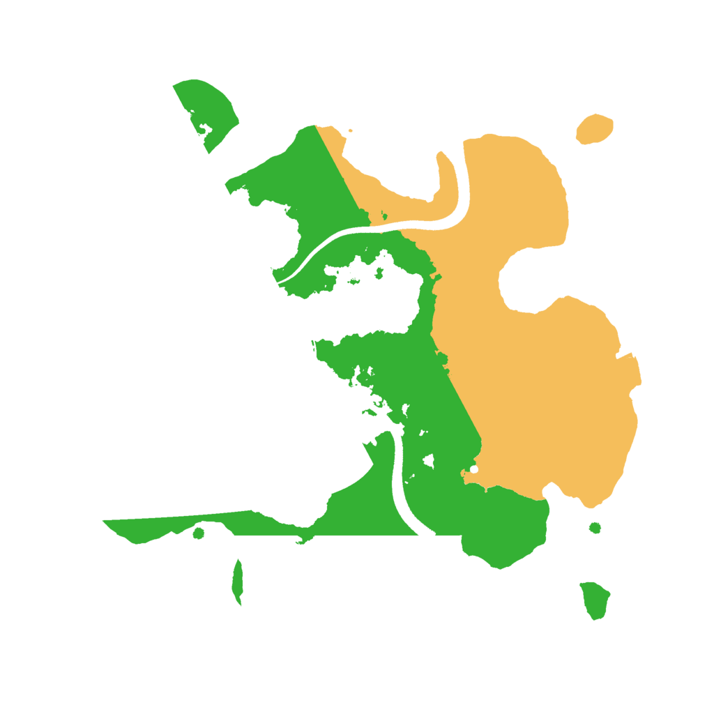 Biome Rust Map: Procedural Map, Size: 2500, Seed: 22336