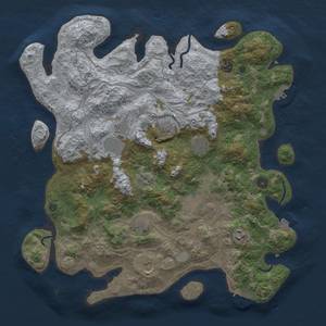 Thumbnail Rust Map: Procedural Map, Size: 4250, Seed: 1824688232, 17 Monuments
