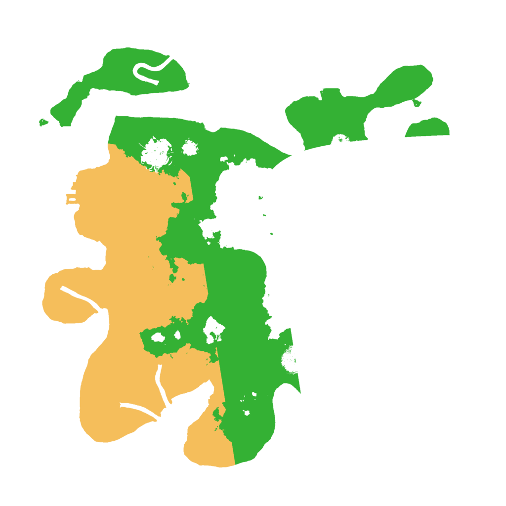Biome Rust Map: Procedural Map, Size: 3000, Seed: 46745674