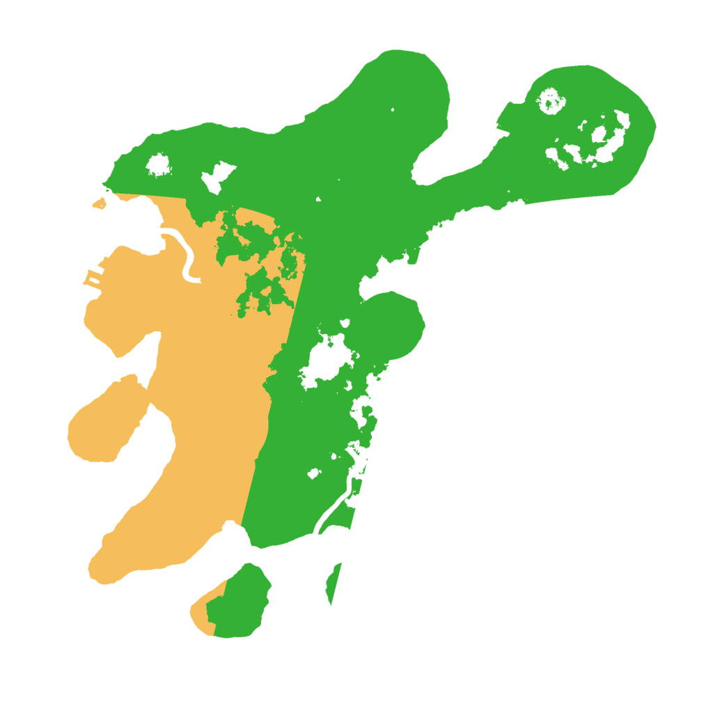 Biome Rust Map: Procedural Map, Size: 2800, Seed: 1674829093
