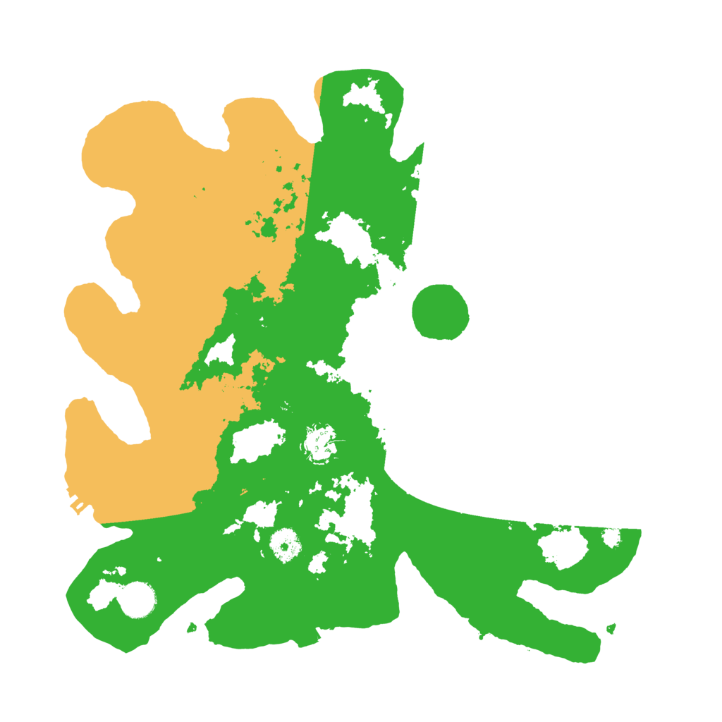 Biome Rust Map: Procedural Map, Size: 3500, Seed: 4219