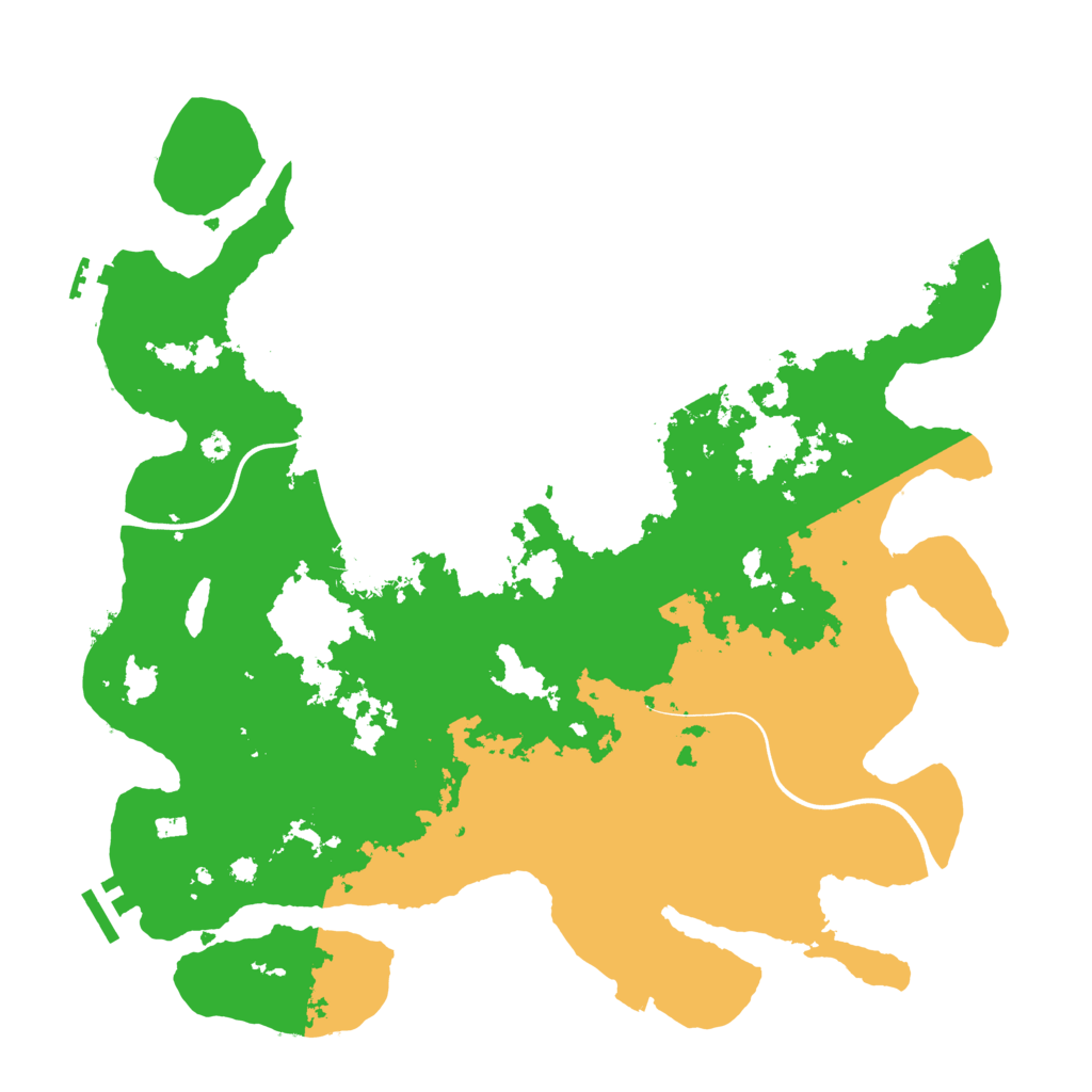 Biome Rust Map: Procedural Map, Size: 3850, Seed: 28786946