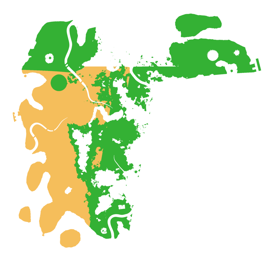 Biome Rust Map: Procedural Map, Size: 4300, Seed: 5234008