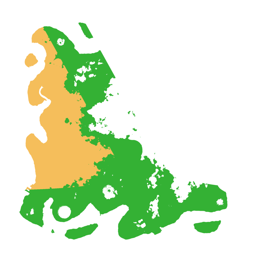 Biome Rust Map: Procedural Map, Size: 3600, Seed: 91639725